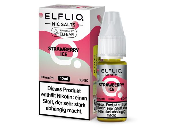 Elfliq Strawberry Ice Nikotinsalz Liquid 10mg/ml (10 ml)