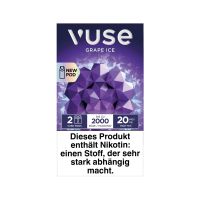 Vuse Pod Grape Ice 20mg Nikotin 2ml (2 Stück)