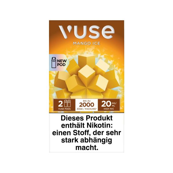 Vuse Pod Mango Ice 20mg Nikotin 2ml (2 Stück)