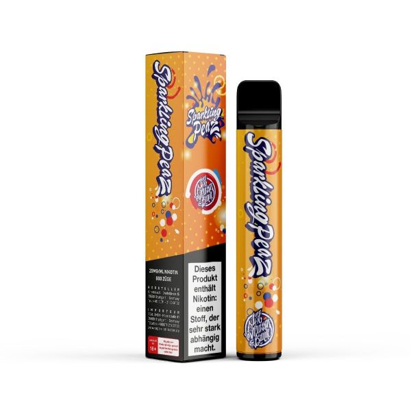 187 Strassenbande Einweg E-Zigarette Sparkling Peaz 20mg Nikotin/ml (1 Stück)