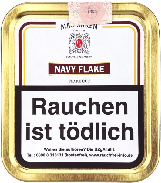 Mac Baren Pfeifentabak Navy Flake (5x50 gr.)