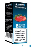 NikoLiquids Erdbeere eLiquid 8mg Nikotin/ml (10 ml)