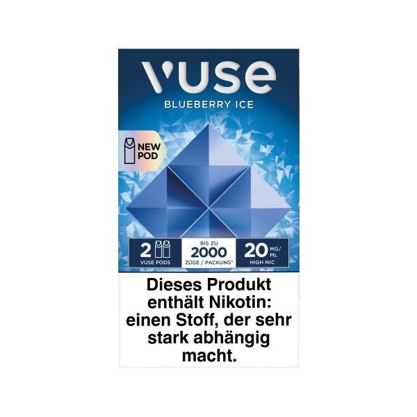 Vuse Pod Blueberry Ice 20mg Nikotin 2ml (2 Stück)