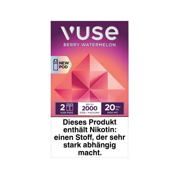 Vuse Pod Berry Watermelon 20mg Nikotin 2ml (2 Stück)