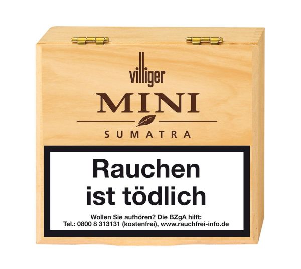 Villiger Zigarillos Mini Sumatra (Schachtel á 50 Stück)
