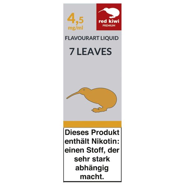 Red Kiwi Flavourart Liquid 7 Leaves 4,5mg Nikotin/ml (10 ml)