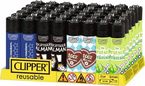 Feuerzeuge Clipper Alman4Ever (48 x 1 Stück)