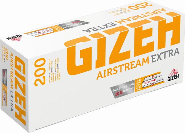 Gizeh Airstream Extra gelb Hülsen (5 x 200 Stück)
