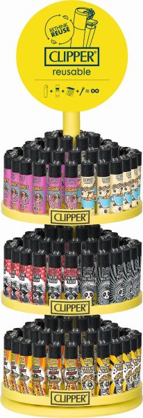 Feuerzeuge Clipper Carrousel Mainstream 29 (144 x 1 Stück)