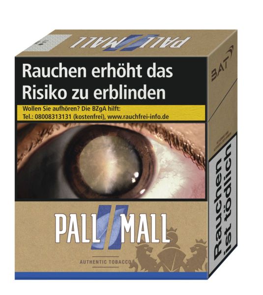 Pall Mall Zigaretten Authentic Blue (8x33er)
